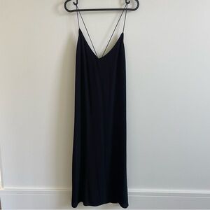 Wilfred Free black slip dress